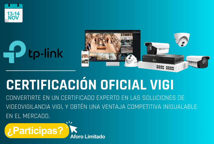 certificación videovigilancia tplink