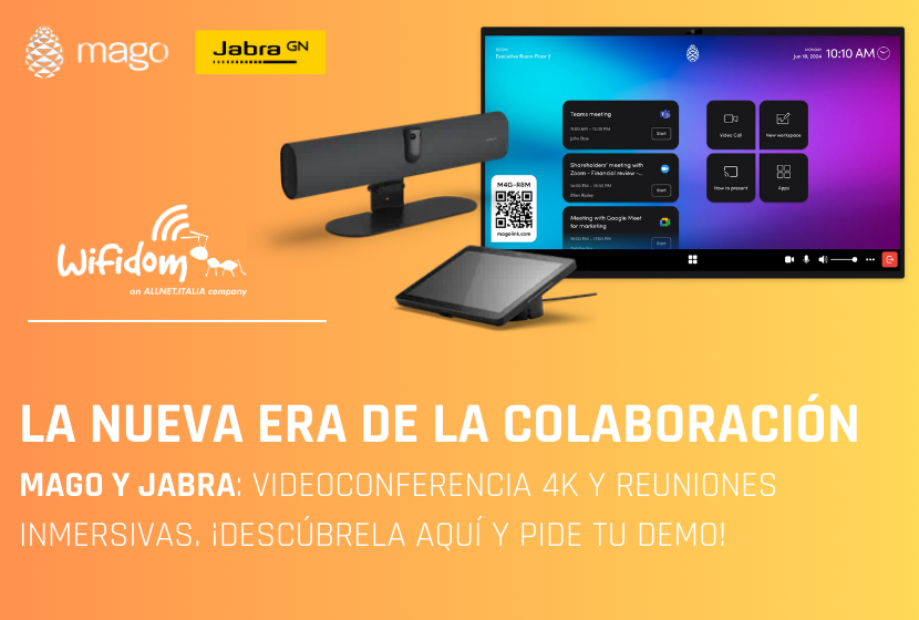 Transforma tus reuniones con Mago y Jabra: la solución integral para colaboración sin límites