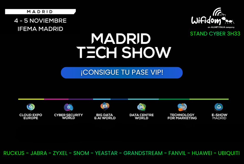 INVITACIONES MADRID TECH SHOW - WIFIDOM